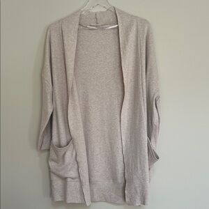 Pact Airplane Wrap Cardigan Wheat Heather XS/S